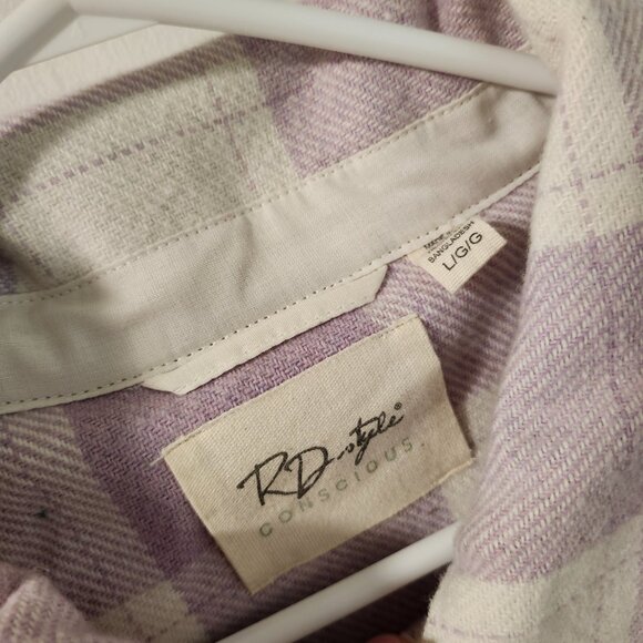 RD Style pink checkered shacket - Picture 3 of 3